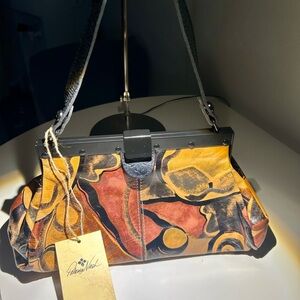 Nwt Pateicia Nash Leather Handbag - Multicolor